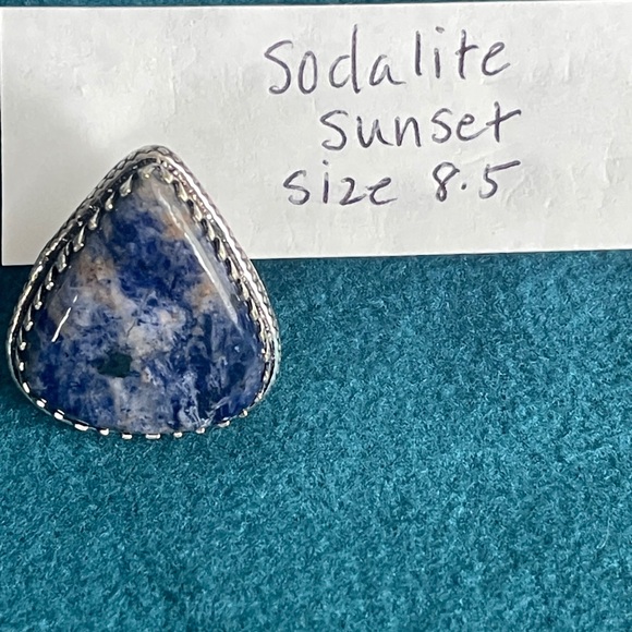 9 Gemstone Ring Bundle, Size 6 to 9 - SOLD - Picture 5 of 16